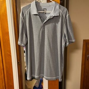 The North Face Men's Gray Polo Shirt